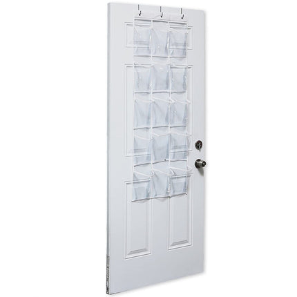 15 Pockets Over The Door Rack Hanging Kitchen Organizer Pantry Organizer Shoe Storage