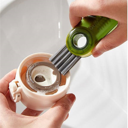 Cleanix Multi-functional Cup Cleaning Brush Bottle Nipple Cleaning Tool Three-in-one