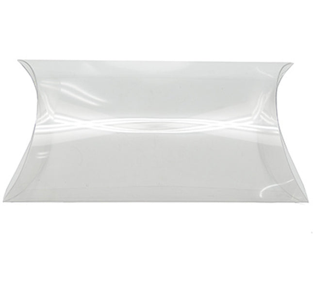 100 Pack of Pillow Rectangle Shaped Gift Box - Wedding or Product Bomboniere Jewelry Gift Party Favor Model Candy Chocolate Soap Box