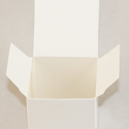 100 Pack of White 5cm Square Cube Card Gift Box - Folding Packaging Small rectangle/square Boxes for Wedding Jewelry Gift Party Favor Model Candy Chocolate Soap Box
