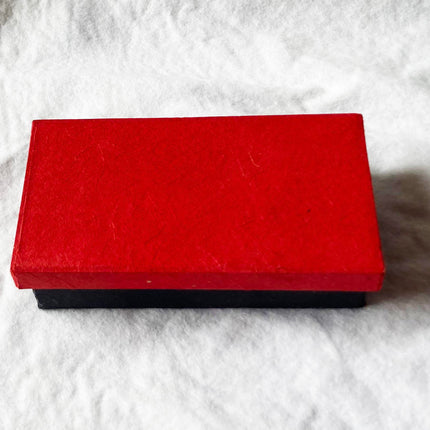 2 Red Lotus Floating Candles in Red Black Gift Box Set Birthday Xmas Valentine Mothers Day Gift Present