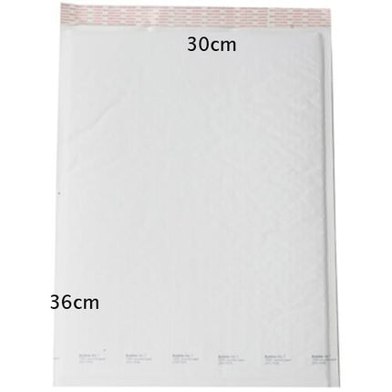 25 Piece Pack -360x300mm White Bubble Padded Bag Post Courier Shipping Mailer Envelope