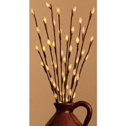 5 Sets of LED Light Bunch Stem - Warm White BATTERY fairy lights - 50cm high 20 bulbs/petals