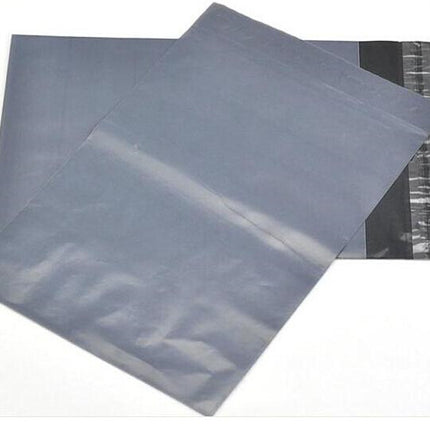 50 Pack - 600x450 mm LARGE GREY PLASTIC MAILING SATCHEL COURIER BAG SHIPPING POLY POSTAGE POST SELF SEAL