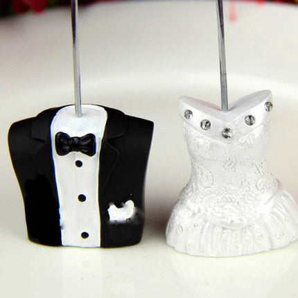 100 Bulk Buy Pack of 50 Bride 50 Groom Wedding Name Card Place Stand - Wedding Table Decoration Bomboniere Favour Gift