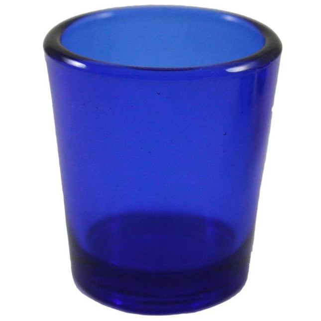 40 Pack Blue Glass Votive Tealight Candle Holders House Party Centerpiece Xmas Wedding Decor Glass Candlestick Party Decorations Bridal Baby Shower Event