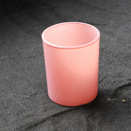 40 Pack Blush Pink Glass Votive Tealight Candle Holders House Party Centerpiece Xmas Wedding Decor Glass Candlestick Party Decorations Bridal Valentines Event