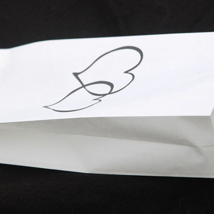 150 Pack Wedding Cake Bags Greaseproof Wax Paper Slice Take Home Favour Large Heart