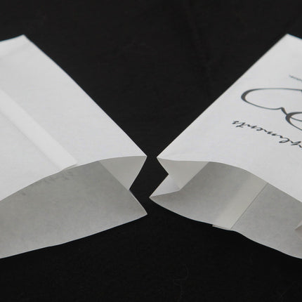 200 Pack Wedding Cake Bags Greaseproof Wax Paper Slice Take Home Favour Heart n Message