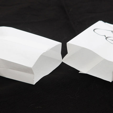 200 Pack Wedding Cake Bags Greaseproof Wax Paper Slice Take Home Favour Large Heart
