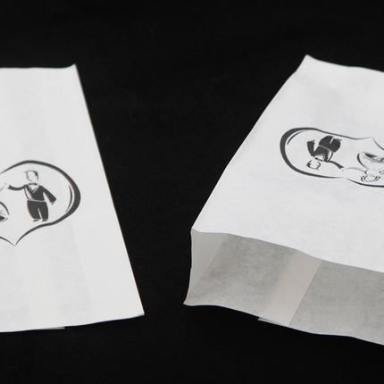 200 Pack Wedding Cake Bags Greaseproof Wax Paper Slice Take Home Favour Bride Groom in Heart