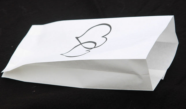 50 Pack Wedding Cake Bags Greaseproof Wax Paper Slice Take Home Favour Large Heart