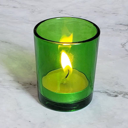20 Pack Green Glass Votive Candle Holders Table Centreoieces  Xmas Wedding Anniversary Event Recption Party Function or Home Decor