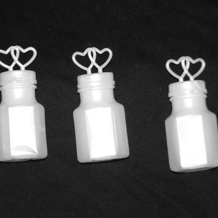 20 Pack Mini Wedding Heart Bubble Bottles send off wedding favors custom party favors