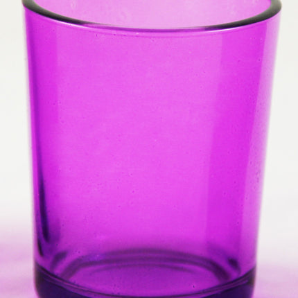 20 Pack Purple Glass Votive Tealight Candle Holders House Party Centrepiece Xmas Wedding Decor Glass Candlestick Party Decorations Bridal Valentines Event