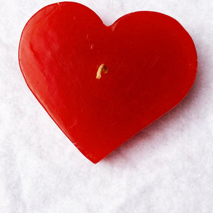 Red Heart Candle Spa Giftset - Red Heart candle, 3 Incense Coils, Pot Porri Satchet in Gift Box