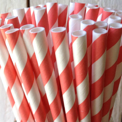 1000 Bulk Wholesale Pack Red White Drinking Straws Biodegradable Eco Paper Birthday Party Event Bistro Bar Cafe Take Away