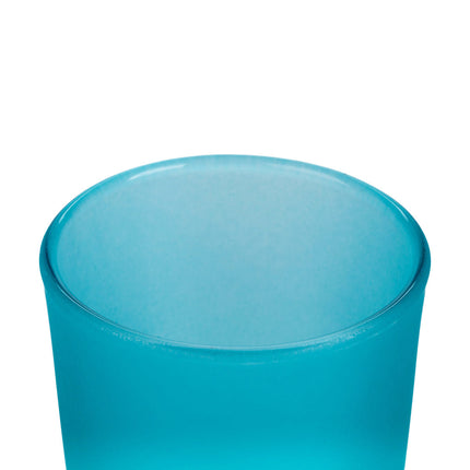 40 Pack Turquoise Frosted Glass Votive Tealight Candle Holders House Party Centerpiece Xmas Wedding Decor Glass Candlestick Party Decorations Bridal Baby Shower Event