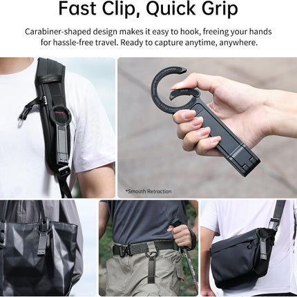 ULANZI MA30 Magnetic Phone Tripod Stand for iPhone - Aluminium Maglock Smartphone Mini Tripod Pocket Cell Phone Stand Dual-Sided Magnet Quick Mount Compatible with iPhone 16 15 14 13 12 Magsafe
(Red)