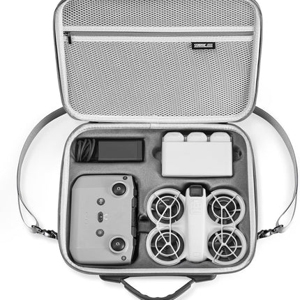 STARTRC Carrying Case for DJI Neo Portable PU Storage Protective Bag for DJI Neo Fly More Combo Accessories, Compatible with RC-N3 Remote Controller, Neo Intelligent Flight Battery, Charging Hub