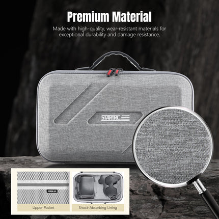 STARTRC Flip Drone Case for DJI Flip Fly More Combo,Portable PU Leather Shoulder Bag Can Organizes RC2/RC-N3 Remote, 7 Original Batteries, Charging Hub, 65W Charger, Flip Drone and Other Accessories