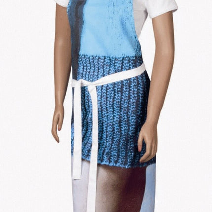Blaze Blue Based Cheeky Jumper Unique Apron
