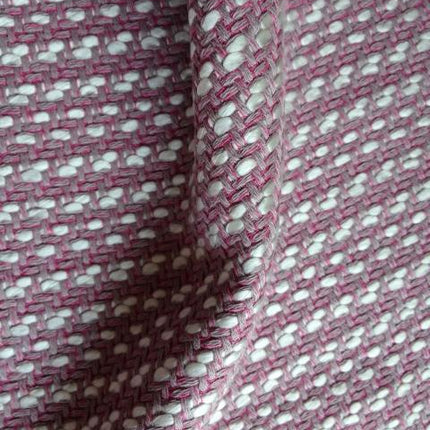 Fern Rose Soft Pink & White Cushion Cover Made In Europe