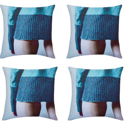 Pack of 4 Blaze Jumper Designer Cushion Covers 45cm x 45cm