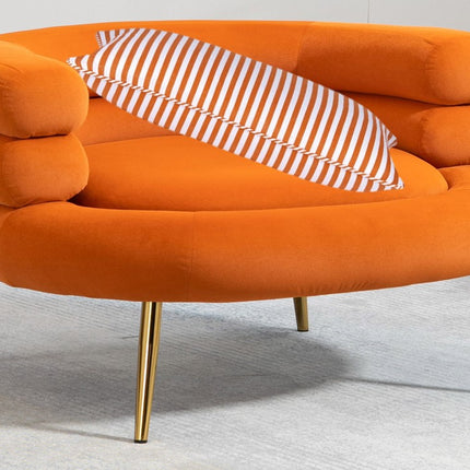Dandi Orange & White Cushion Cover