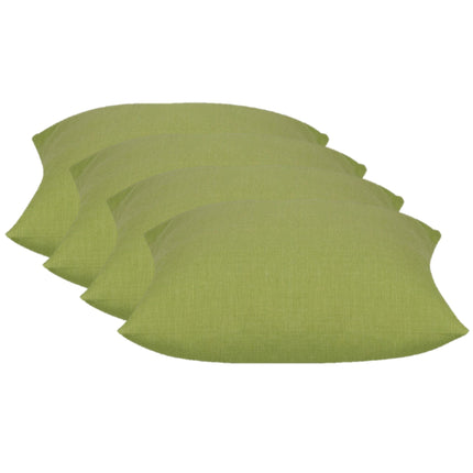 Pack of 4 Elements Green Square 50cm x 50cm Cushion Covers