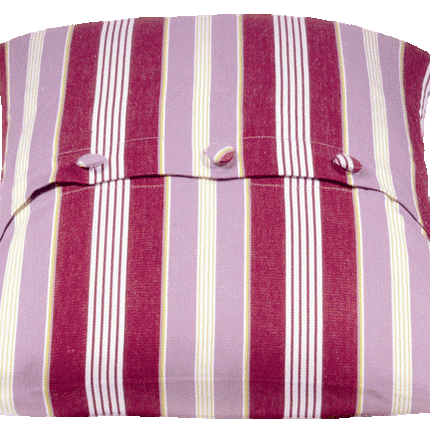 Coste Fuchsia 50x50cm Striped Cushion Cover