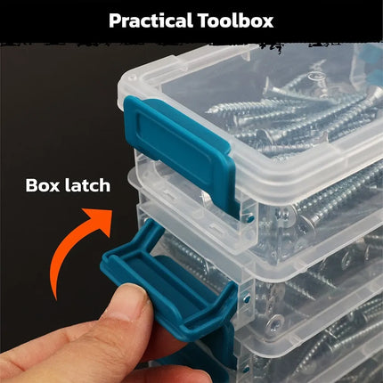 HORUSDY 324PCS Torx Wood Screws Assortment Kit Self Tapping with Storage Box