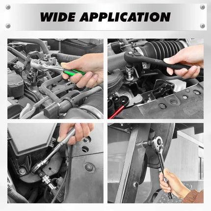 SWANLAKE 7PCS Magnetic Universal Joint Socket Adapter Set – Impact CR-V