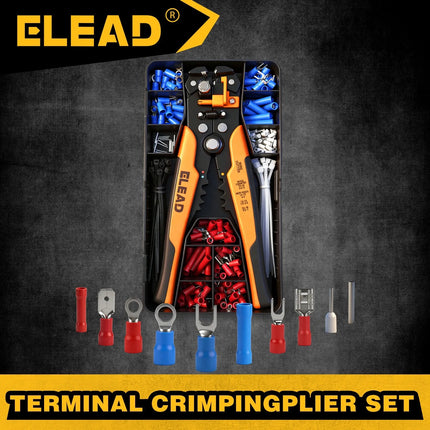 ELEAD 321Pcs Electrical Wire Connectors Kit Assorted Terminals Ferrules Set