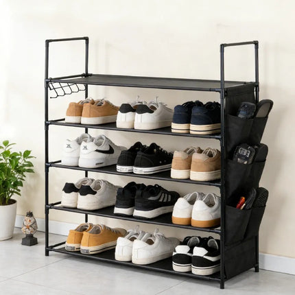 SEDY 5-Tier Shoe Rack Storage Organizer Shelves for 20–25 Pairs Bedroom Garage