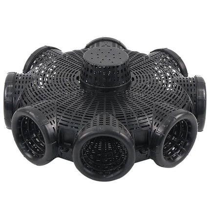 Eight Hole Eel Cage Ground Fish Trap Lobster Fishing Net Foldable Crab Catcher