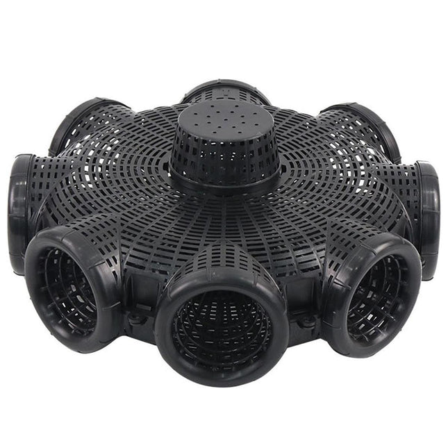 Eight Hole Eel Cage Ground Fish Trap Lobster Fishing Net Foldable Crab Catcher