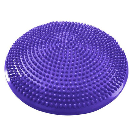 Balance Stability Cushion Wobble Air Disc Ankle Knee Strength Rehab Exercise - Black