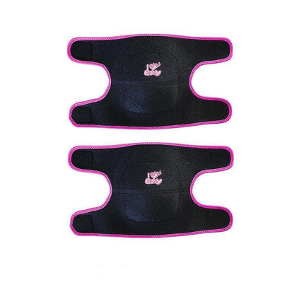 S Size Kid Knee Pad Crash Proof Antislip Basketball Dance Skating Protector - Black+Blue