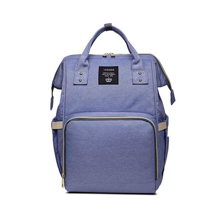 Luxury Multifunctional Diaper Nappy Backpack Maternity Mummy Changing Bag - Black