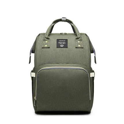 Luxury Multifunctional Diaper Nappy Backpack Maternity Mummy Changing Bag - Black