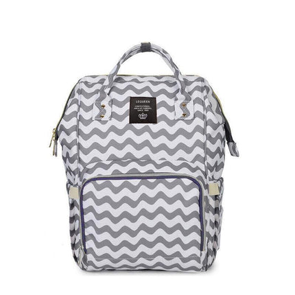Luxury Multifunctional Diaper Nappy Backpack Maternity Mummy Changing Bag - Black
