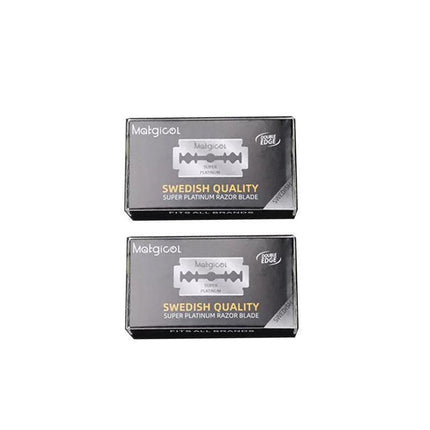 Pack of 10 to 200 Super Stainless Razor Blades Double Edge for Shaving Use - 100PCS