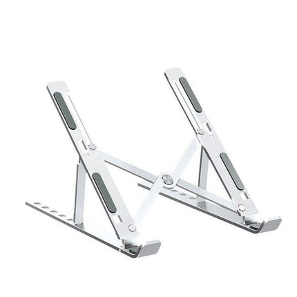 Adjustable Laptop Stand Portable Aluminum Alloy Desktop Holder for 11 to 17.3 Inch - Black