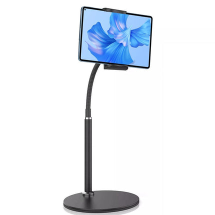 Adjustable Floor/Desk Stand Bed Lazy Mount Holder Arm Bracket For Phone Tablet - Floor Stand (175cm&Black)