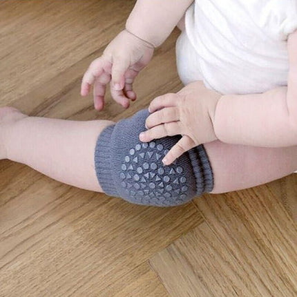 Crawling Knee Pads Protective Cushion Protector Legs Warmer - Light Grey