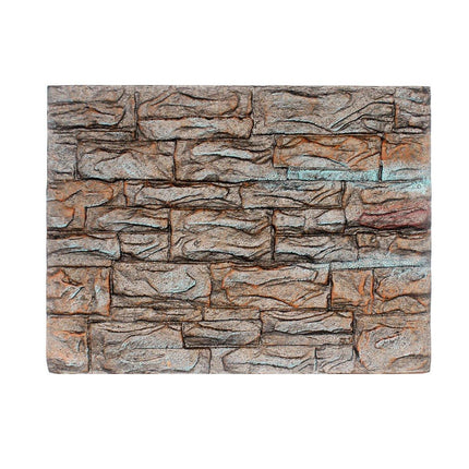 Pet Reptile Tank Board 3D Foam Backgrounds and Habitat Decoration 9 Styles - E