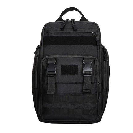 Fishing Tackle Backpack Storage Bag Shoulder Fishing Gear Bags Outdoor Backpack - Night Camouflage