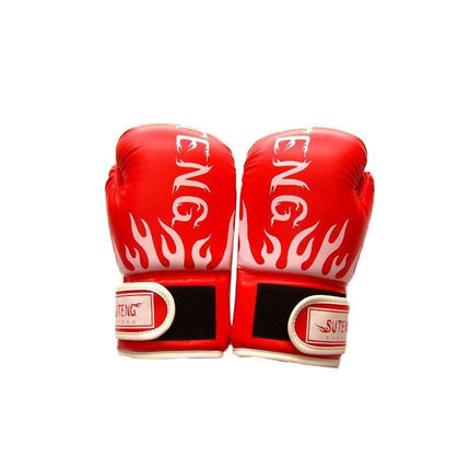 2PCS PU Boxing Training Gloves for Young Beginners Suitable for Ages 3-12 - Green