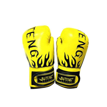 2PCS PU Boxing Training Gloves for Young Beginners Suitable for Ages 3-12 - Green